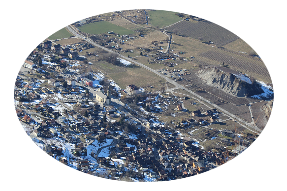 Chalais vu depuis vercorin